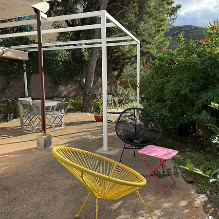 Maison 4* Independante Avec Vue Sur Vignes - Terrasse - Parking - Fr-1-309-262 Banyuls-sur-Mer